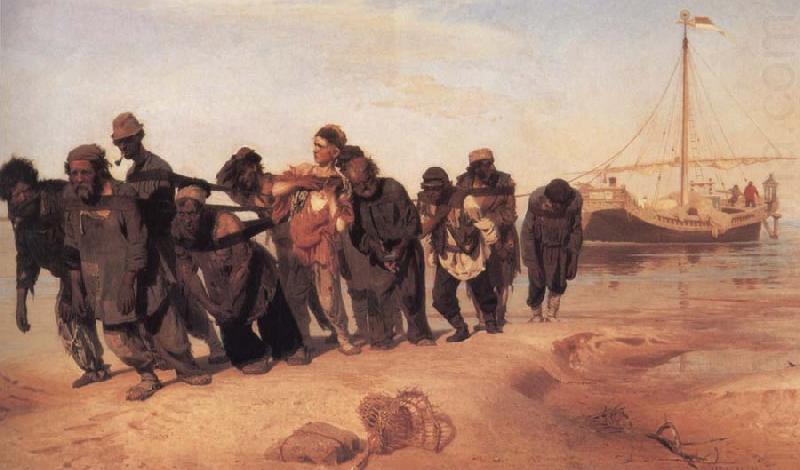 Barge Haulers on the Volga, llya Yefimovich Repin